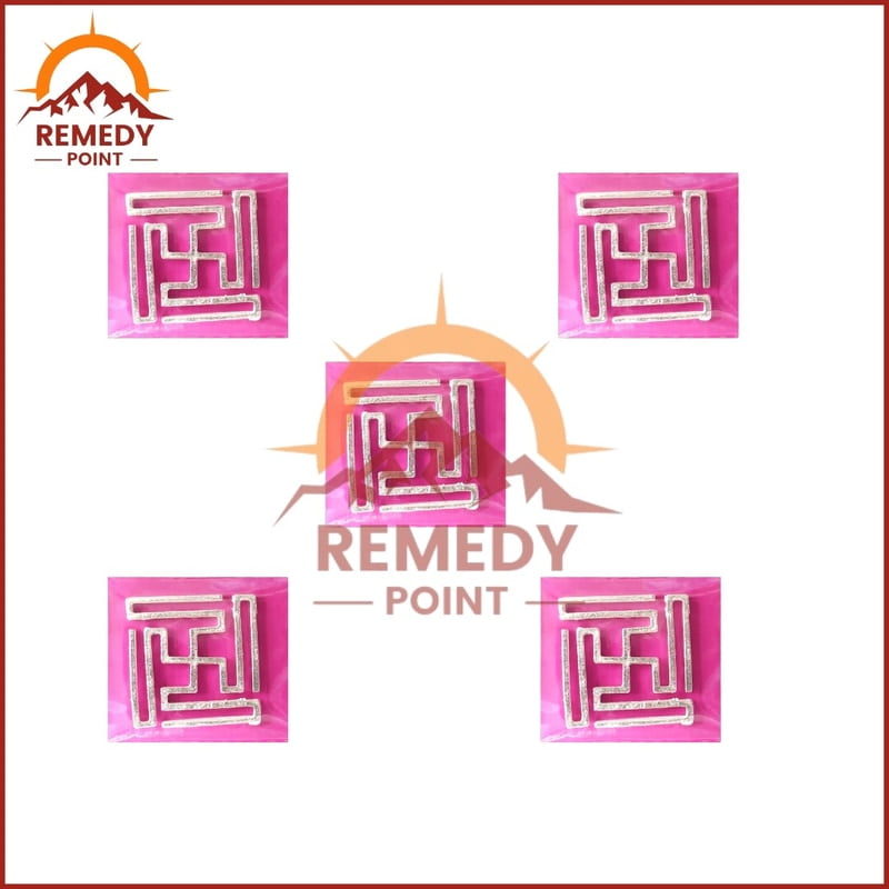 Silver Nandavrit Swastik 1Pc. Silver Nandavrit Swastik 1Pc.